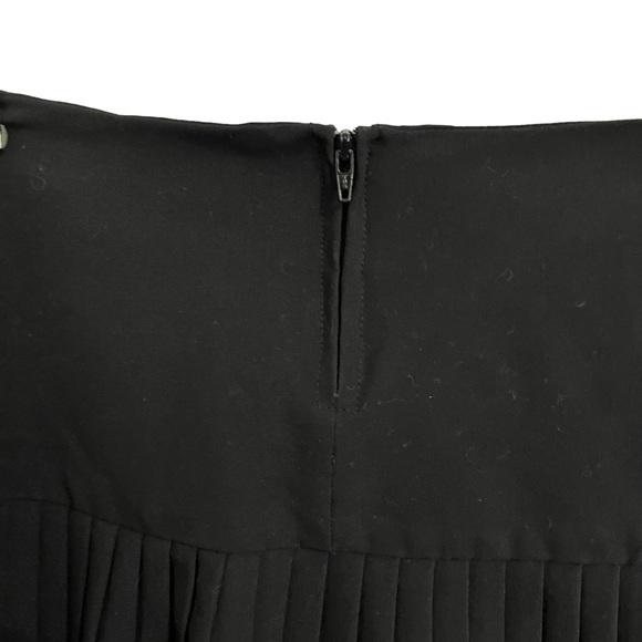 Y2K Charlotte Ruse Micro Mini Skirt Black Pleated Tiered Tennis Style Size 1 - Picture 7 of 8